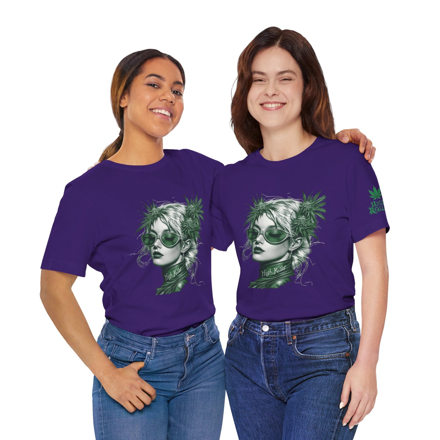 HIGH ROLLER CANNABIS GODDESS T-SHIRT