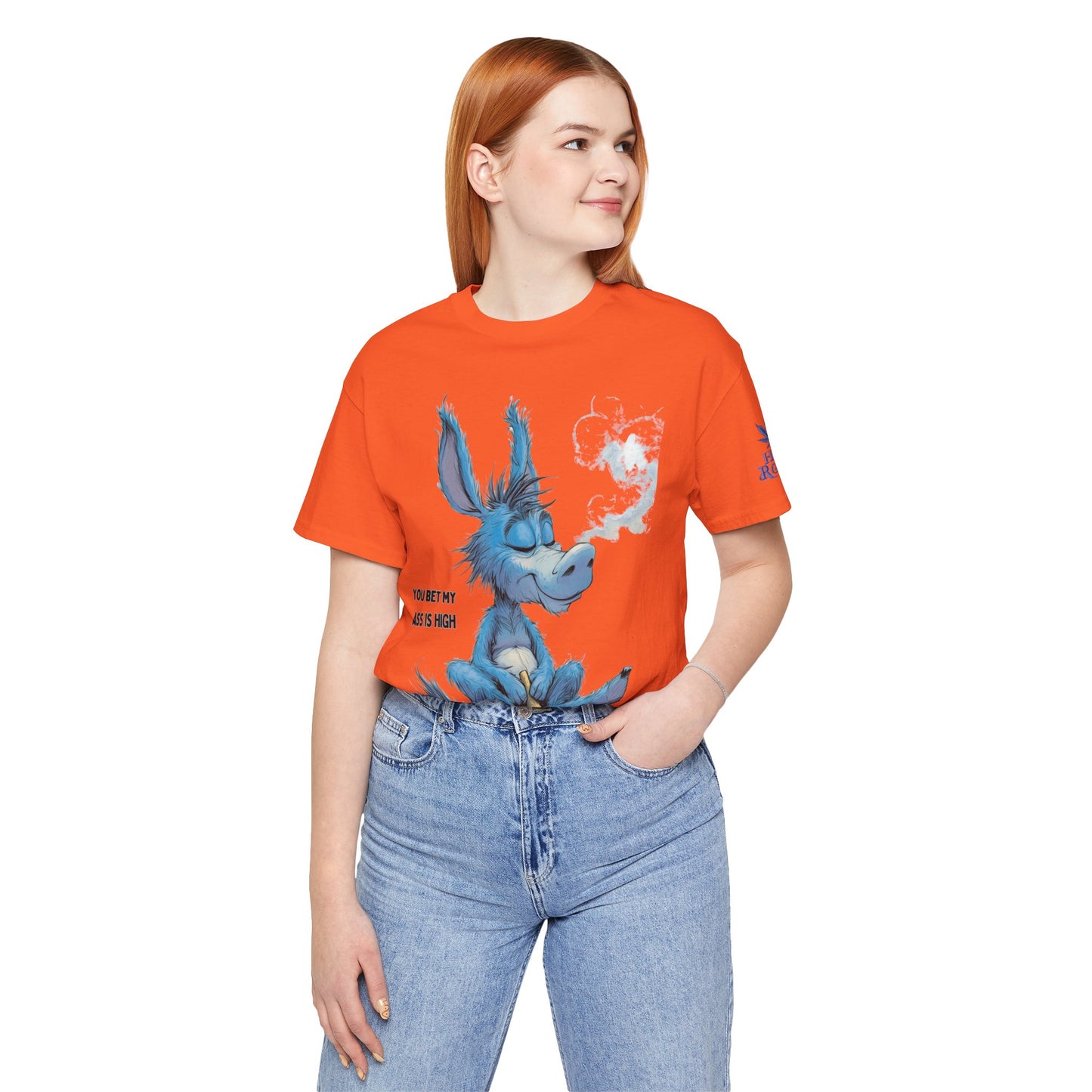 You Bet My Ass is High" - Funny Cannabis Donkey T-Shirt