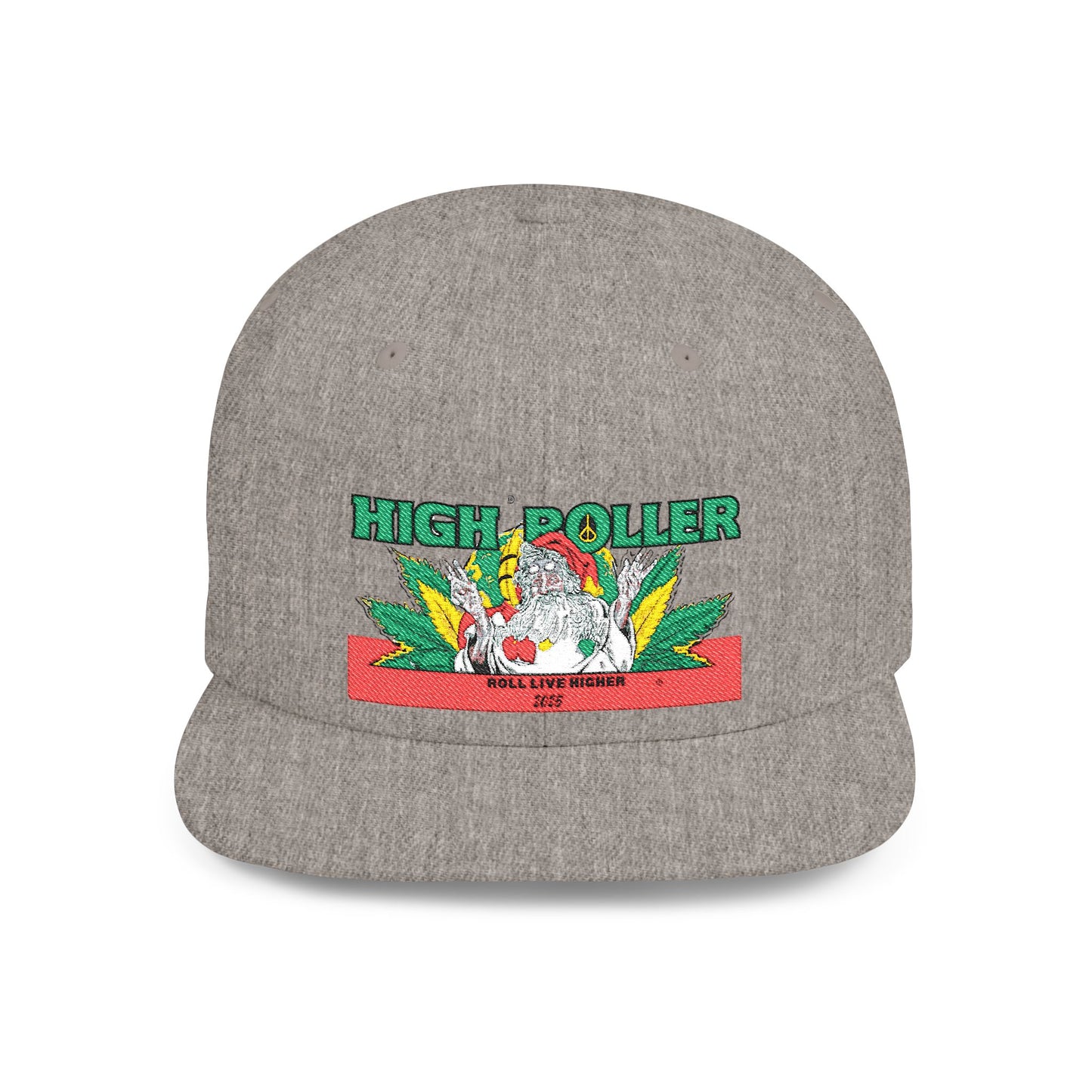 HIGH ROLLER Cannabis Culture Snapback Cap