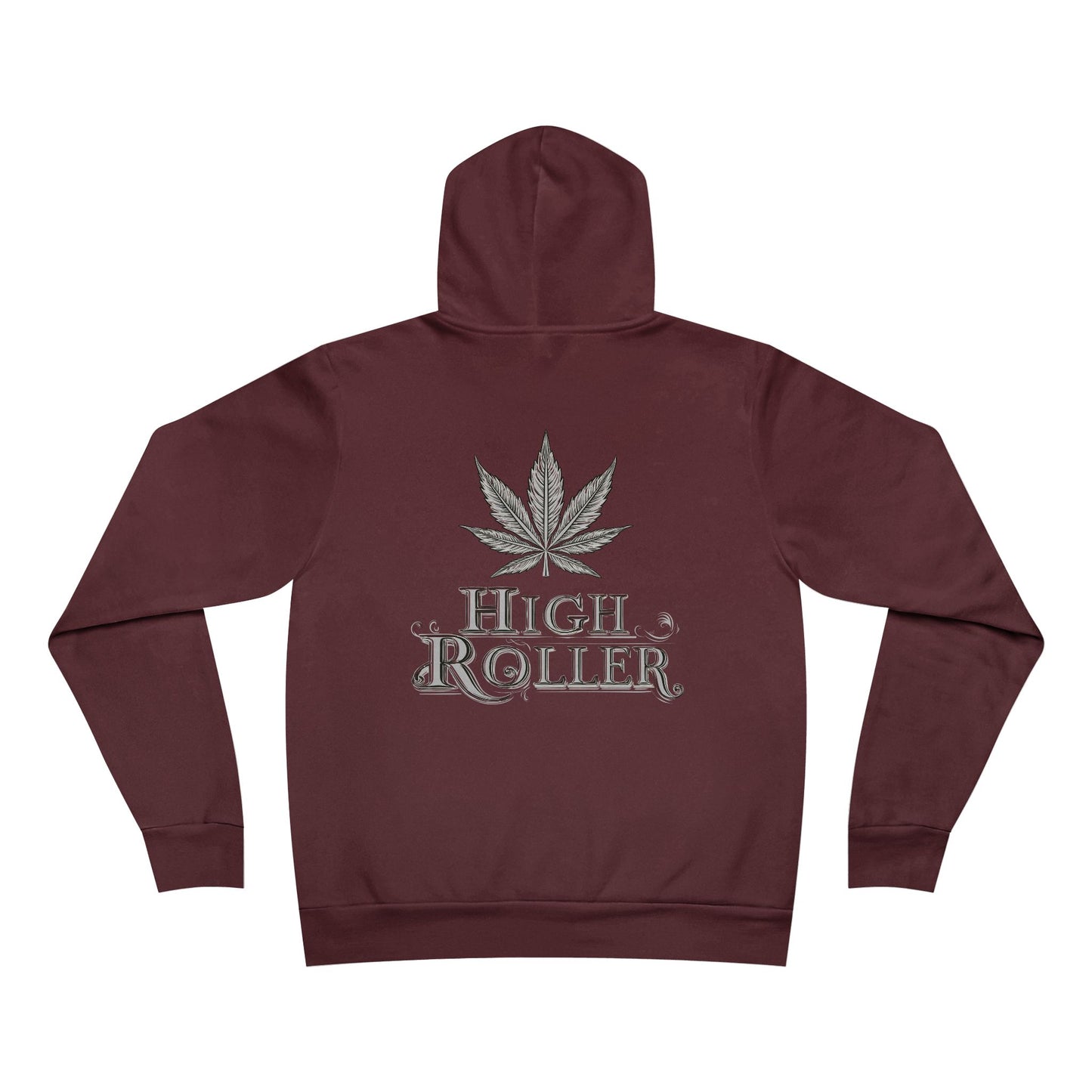 Winter Stroll Hoodie - Premium Sponge Fleece Cannabis Vintage Couple City Art