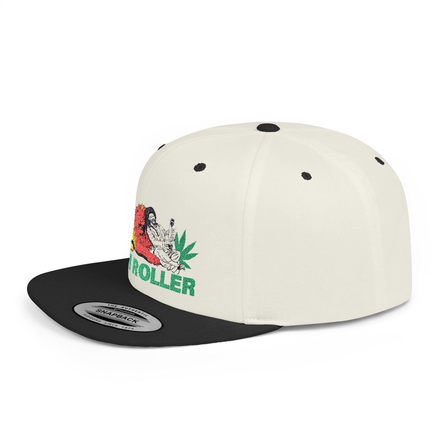 HIGH ROLLER Rastafarian Sage Snapback Cap