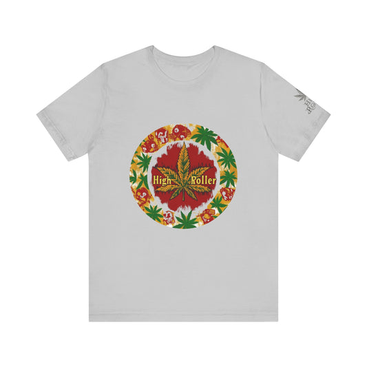 Latino Sol Tee - Premium Airlume Cotton Cannabis Culture Latin Folk Art Design