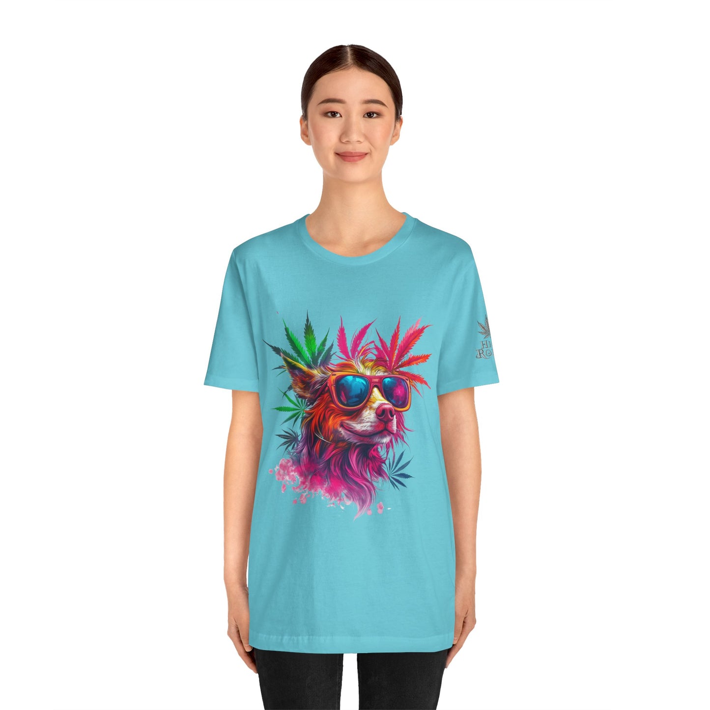 PSYCHEDELIC CANNABIS DOG™ | PREMIUM TRIPPY ART TEE