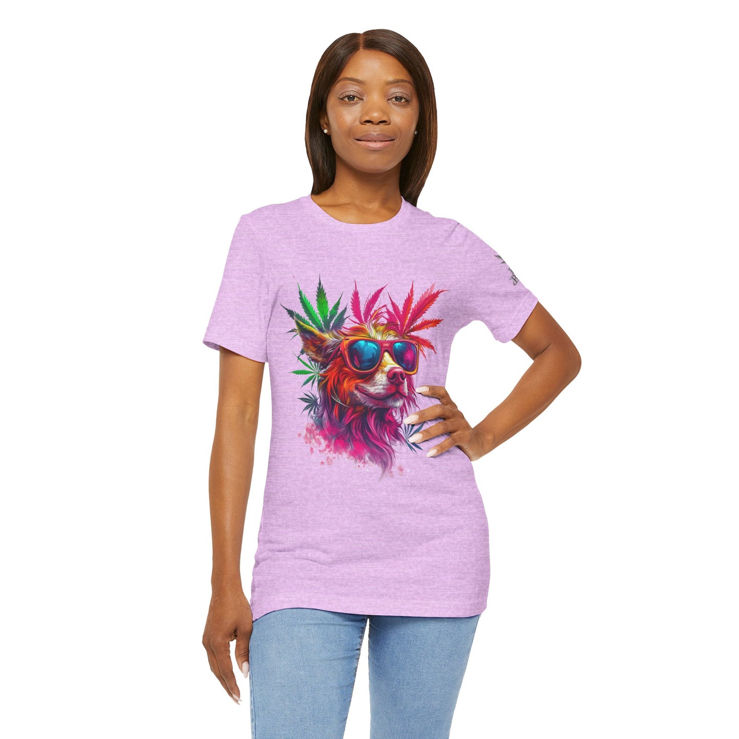 PSYCHEDELIC CANNABIS DOG™ | PREMIUM TRIPPY ART TEE