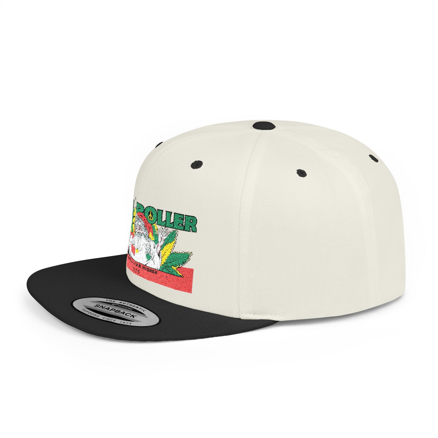 HIGH ROLLER Cannabis Culture Snapback Cap