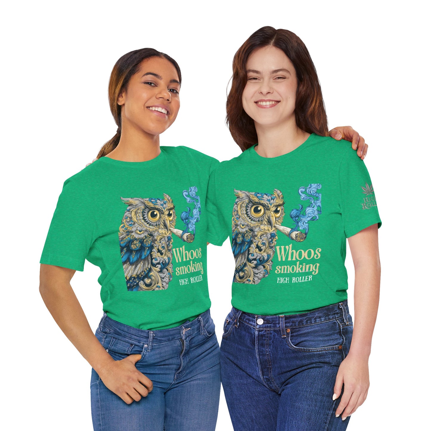 WHOOS SMOKING™ | PREMIUM WISDOM CANNABIS TEE