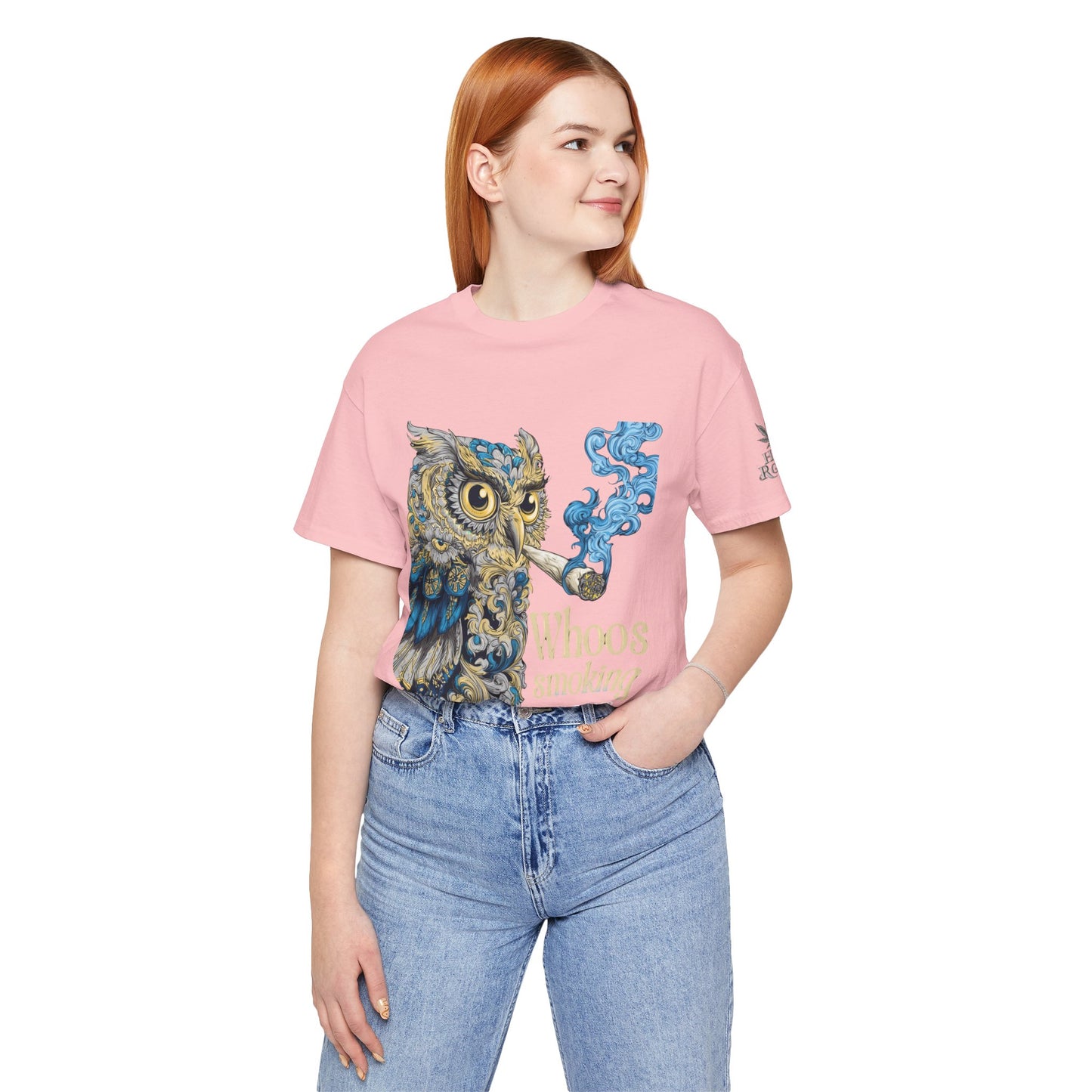 WHOOS SMOKING™ | PREMIUM WISDOM CANNABIS TEE