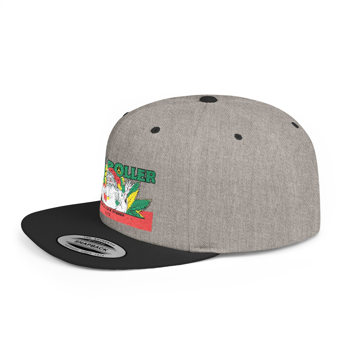 HIGH ROLLER Cannabis Culture Snapback Cap