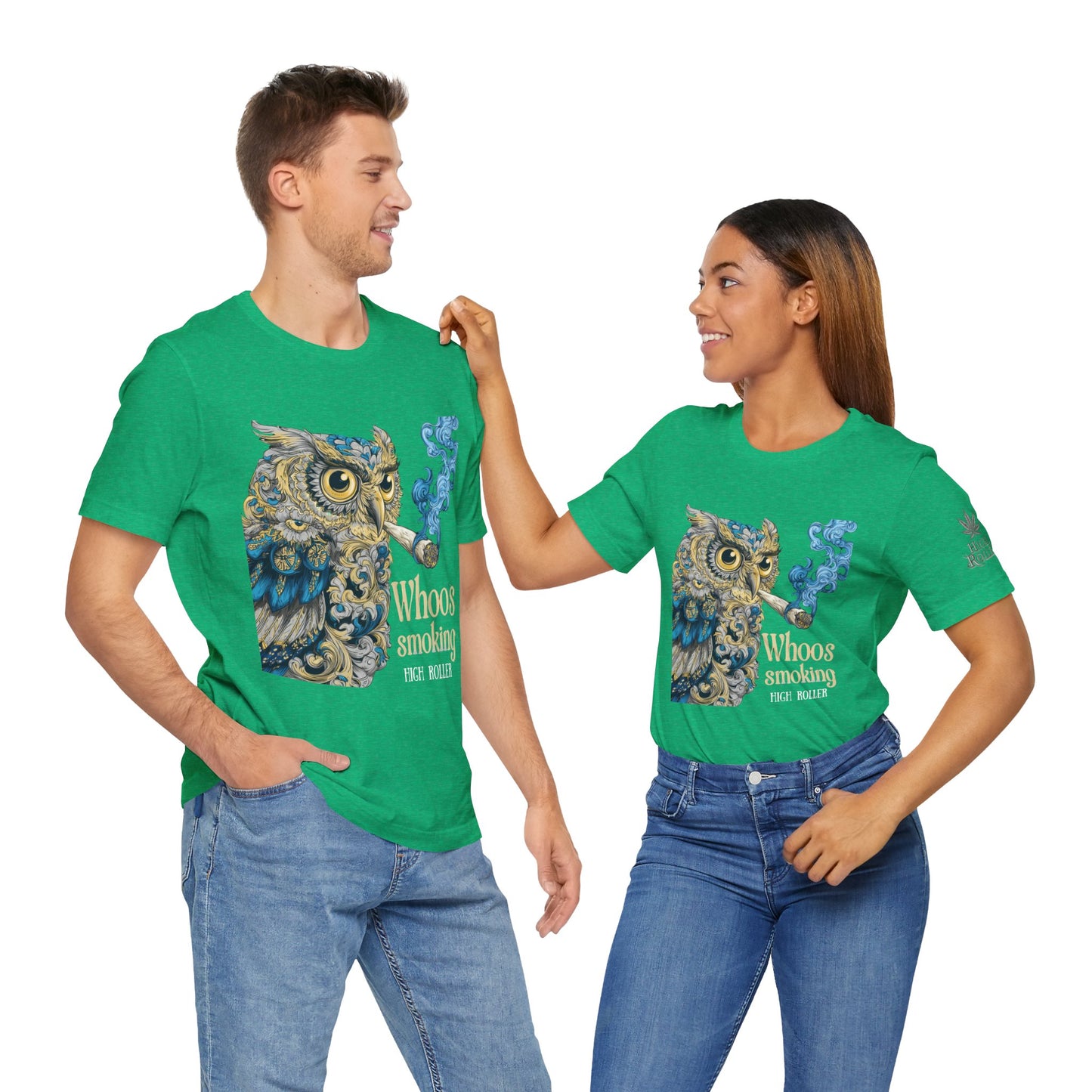 WHOOS SMOKING™ | PREMIUM WISDOM CANNABIS TEE