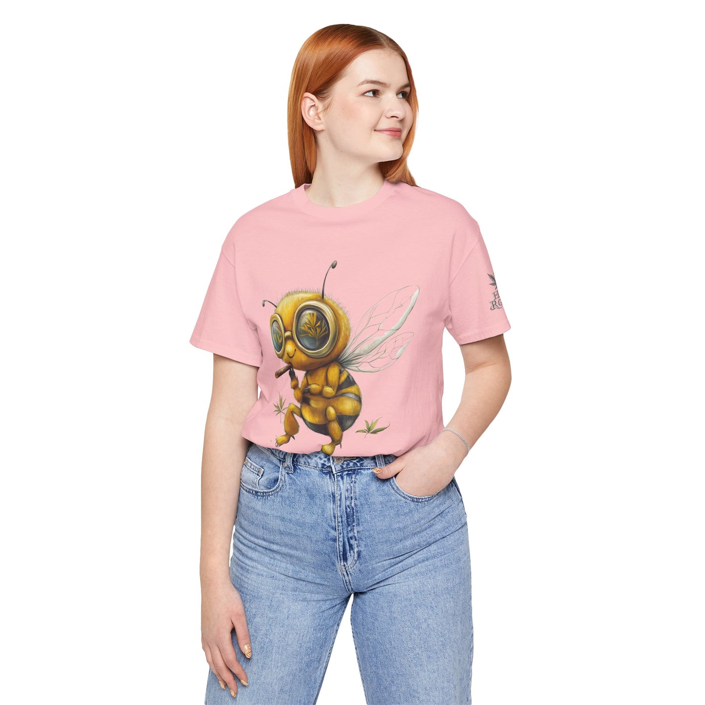 Could I BEE Any Higher - Funny Cannabis Bee 420 Unisex T-Shirt"