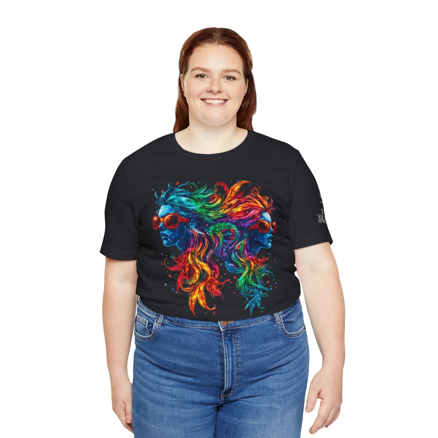 DUAL CONSCIOUSNESS™ | PREMIUM RAINBOW CANNABIS ART TEE