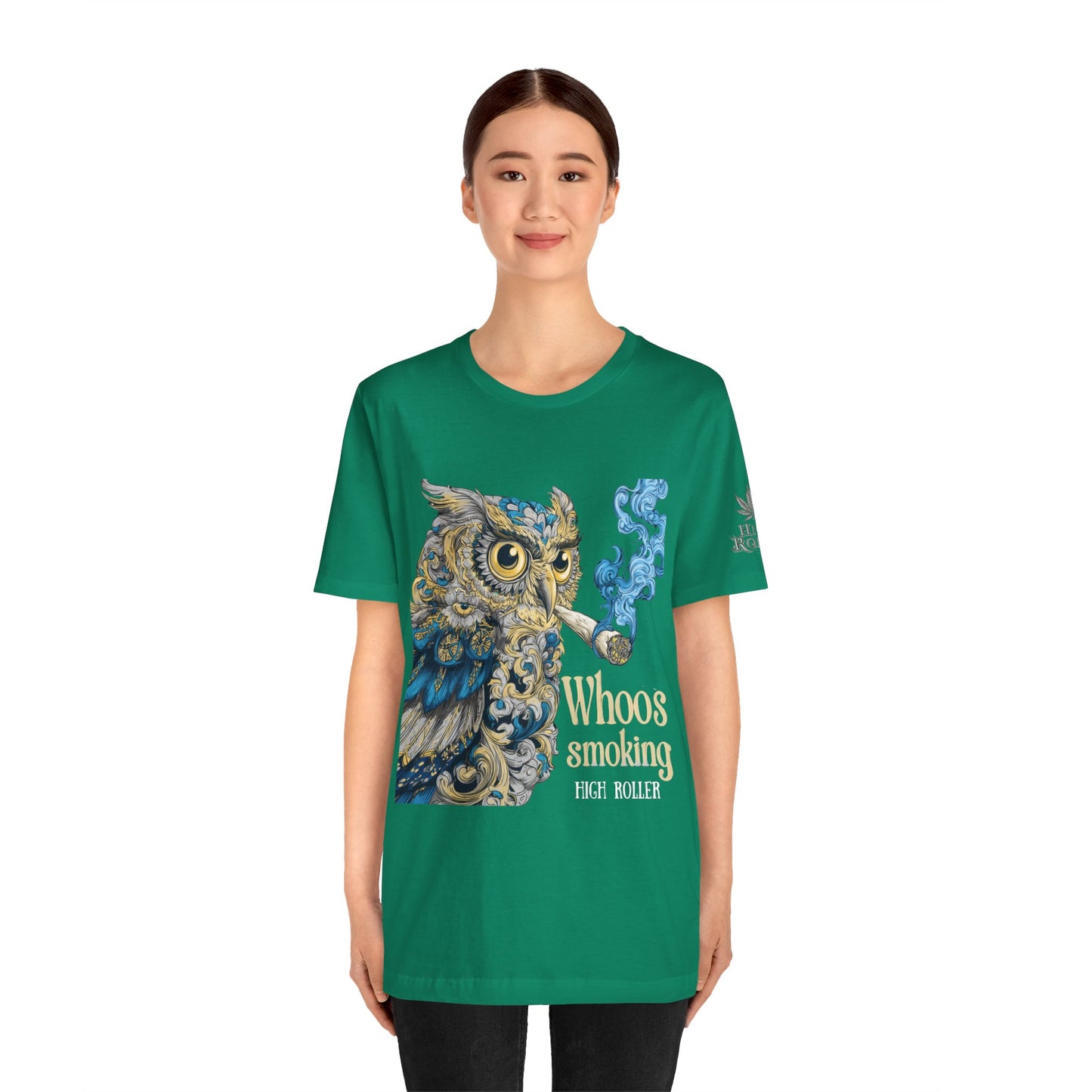 WHOOS SMOKING™ | PREMIUM WISDOM CANNABIS TEE