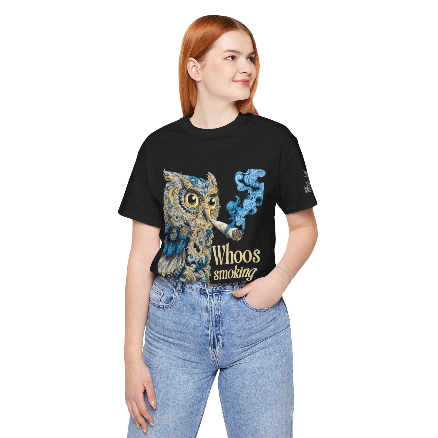 WHOOS SMOKING™ | PREMIUM WISDOM CANNABIS TEE