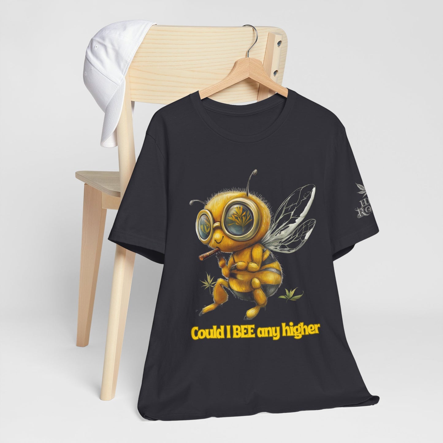 Could I BEE Any Higher - Funny Cannabis Bee 420 Unisex T-Shirt"