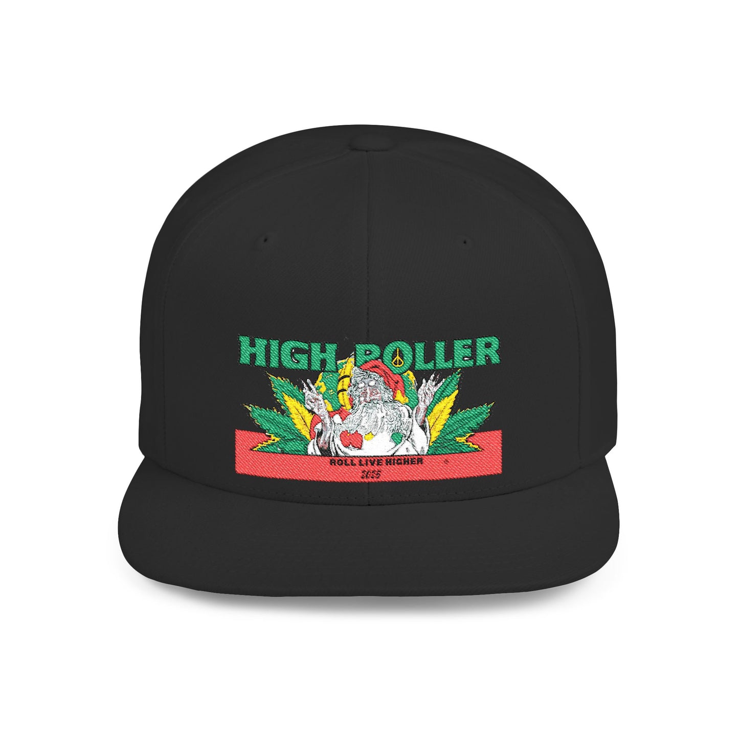 HIGH ROLLER Cannabis Culture Snapback Cap