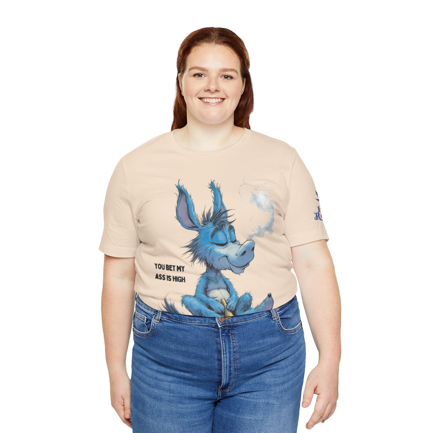 You Bet My Ass is High" - Funny Cannabis Donkey T-Shirt