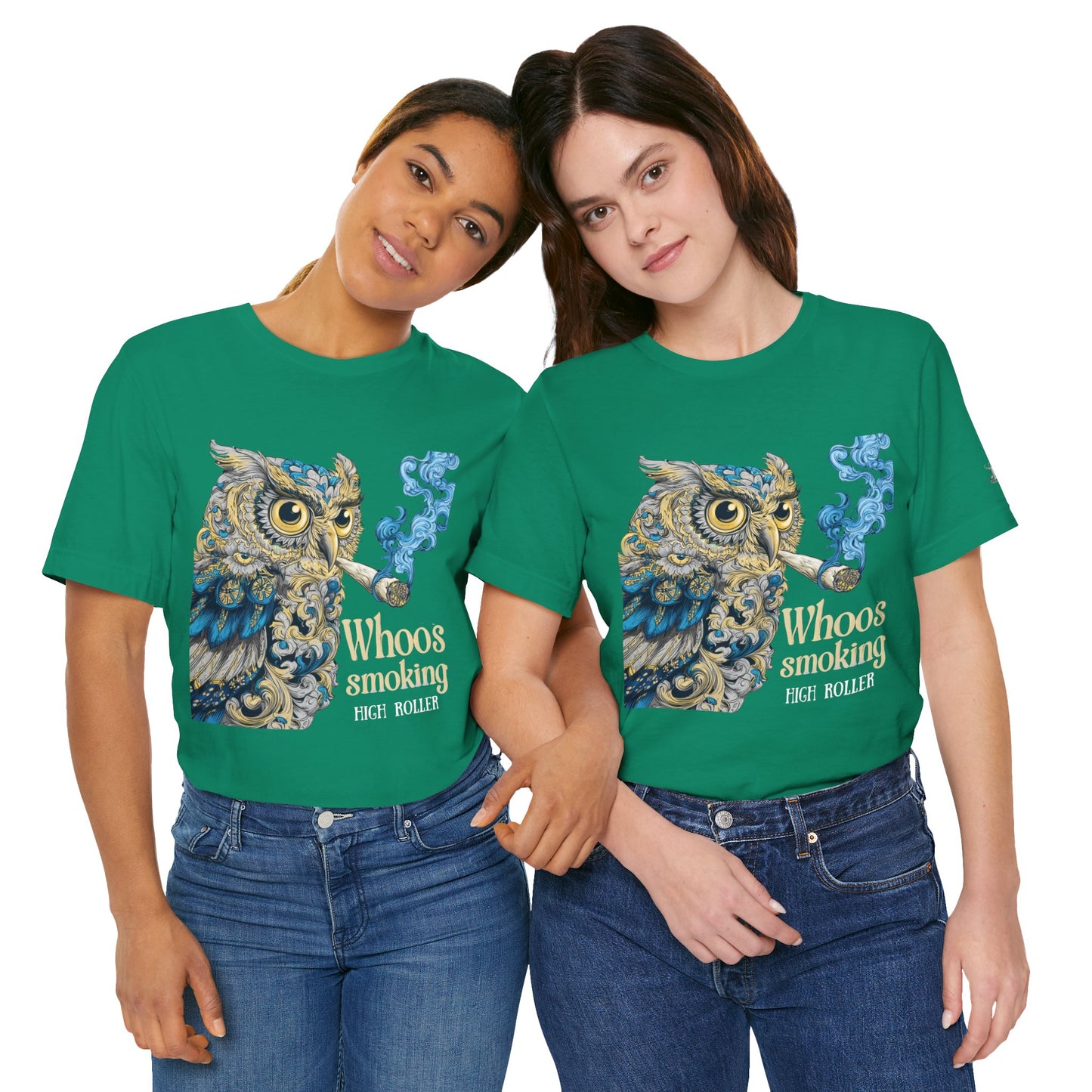 WHOOS SMOKING™ | PREMIUM WISDOM CANNABIS TEE