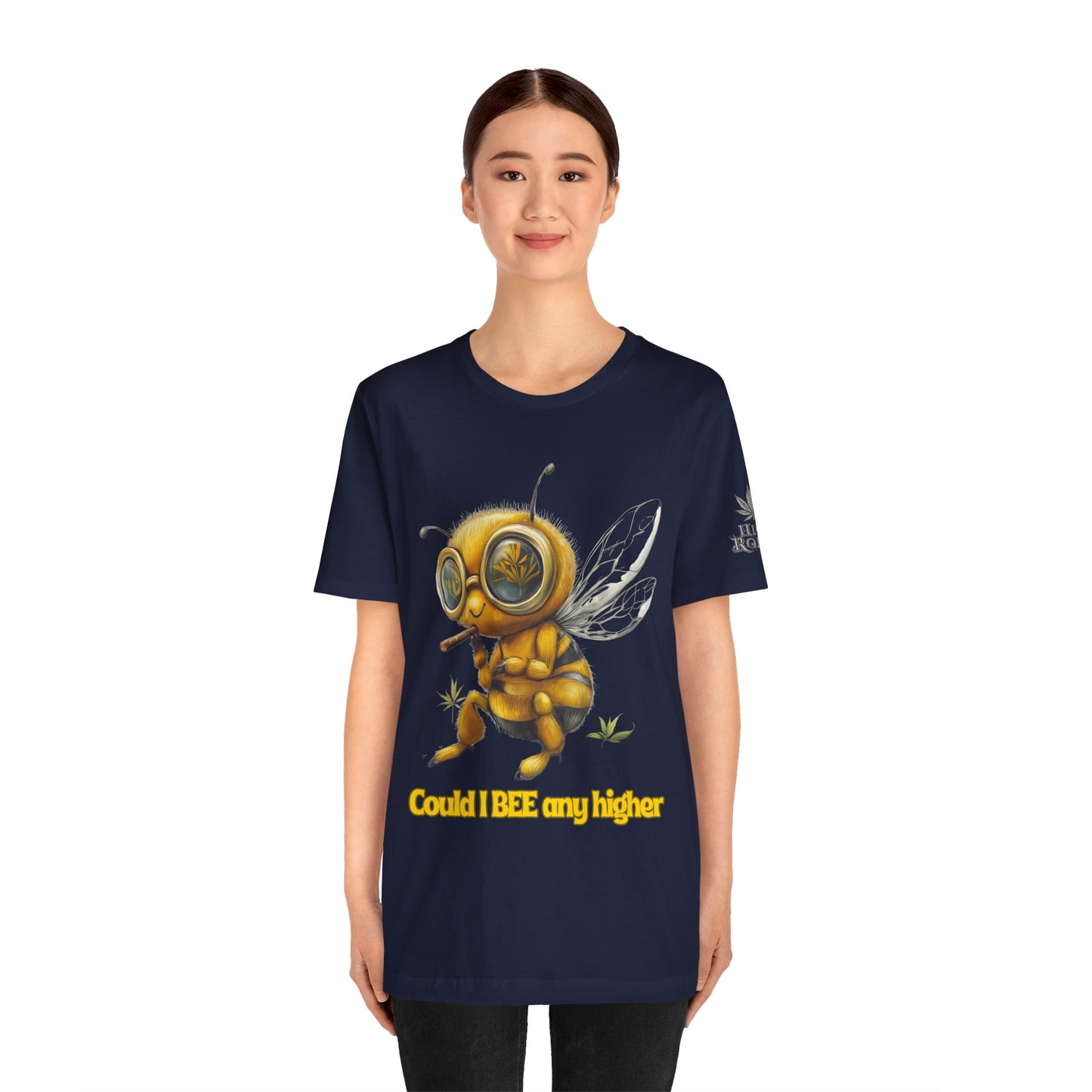 Could I BEE Any Higher - Funny Cannabis Bee 420 Unisex T-Shirt"