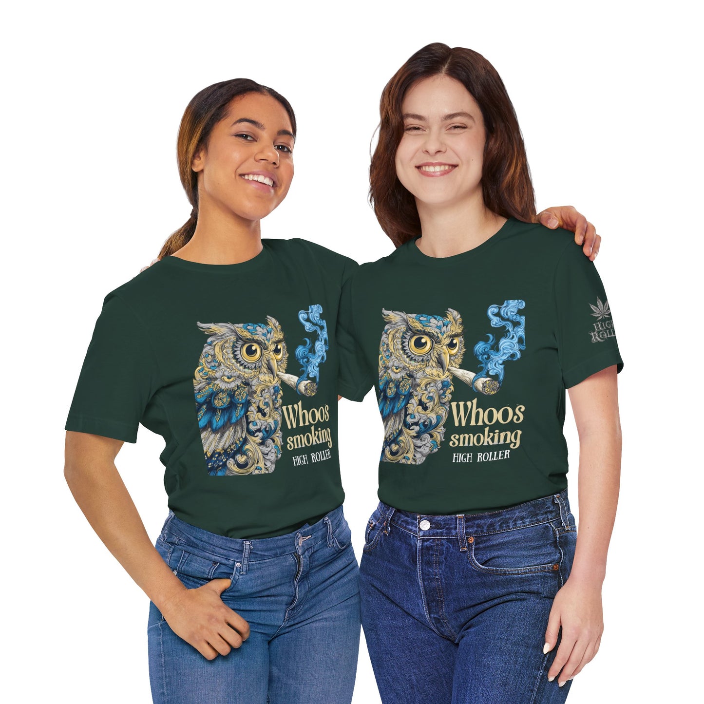 WHOOS SMOKING™ | PREMIUM WISDOM CANNABIS TEE