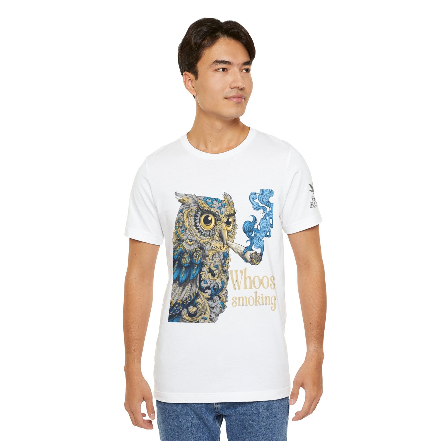 WHOOS SMOKING™ | PREMIUM WISDOM CANNABIS TEE