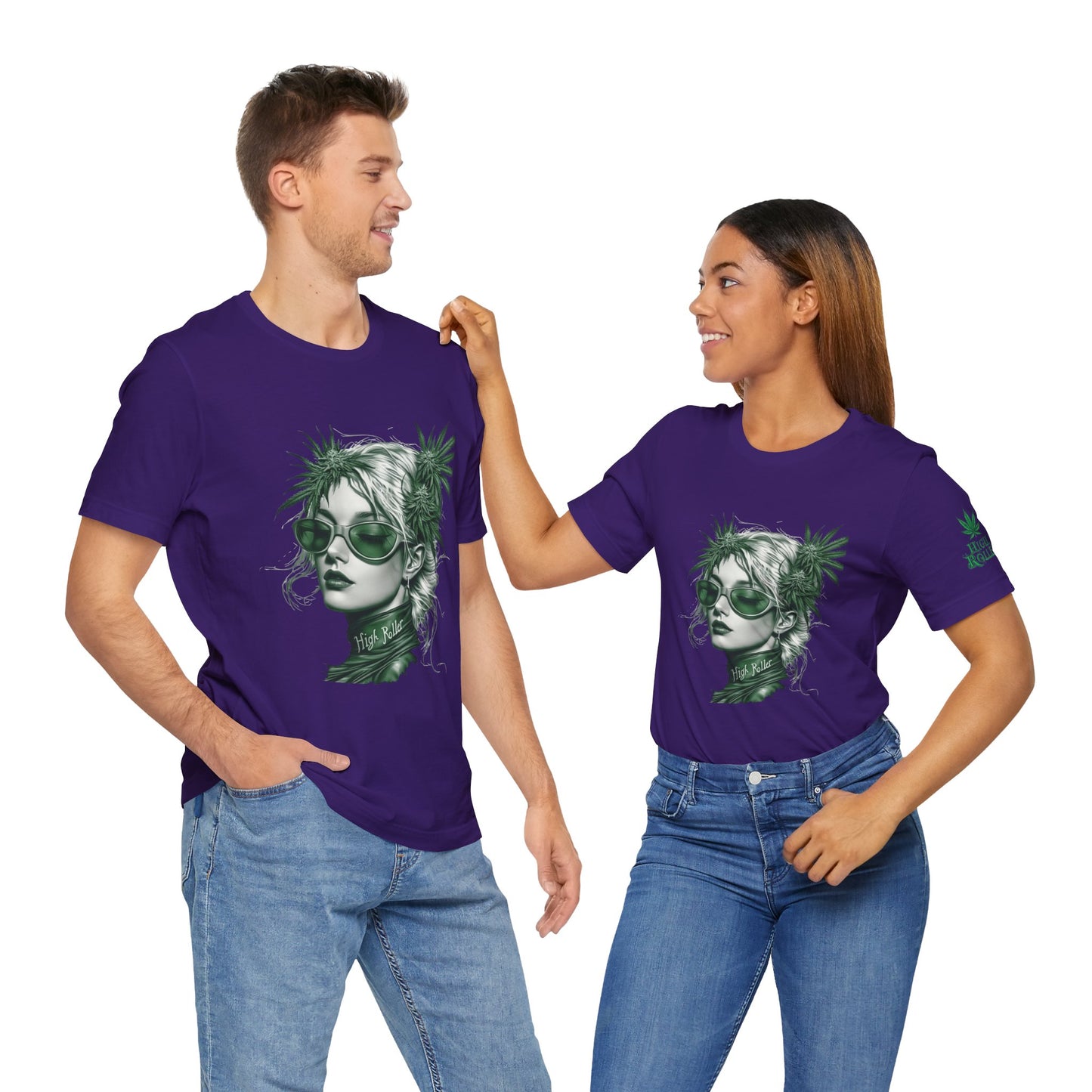 HIGH ROLLER CANNABIS GODDESS T-SHIRT