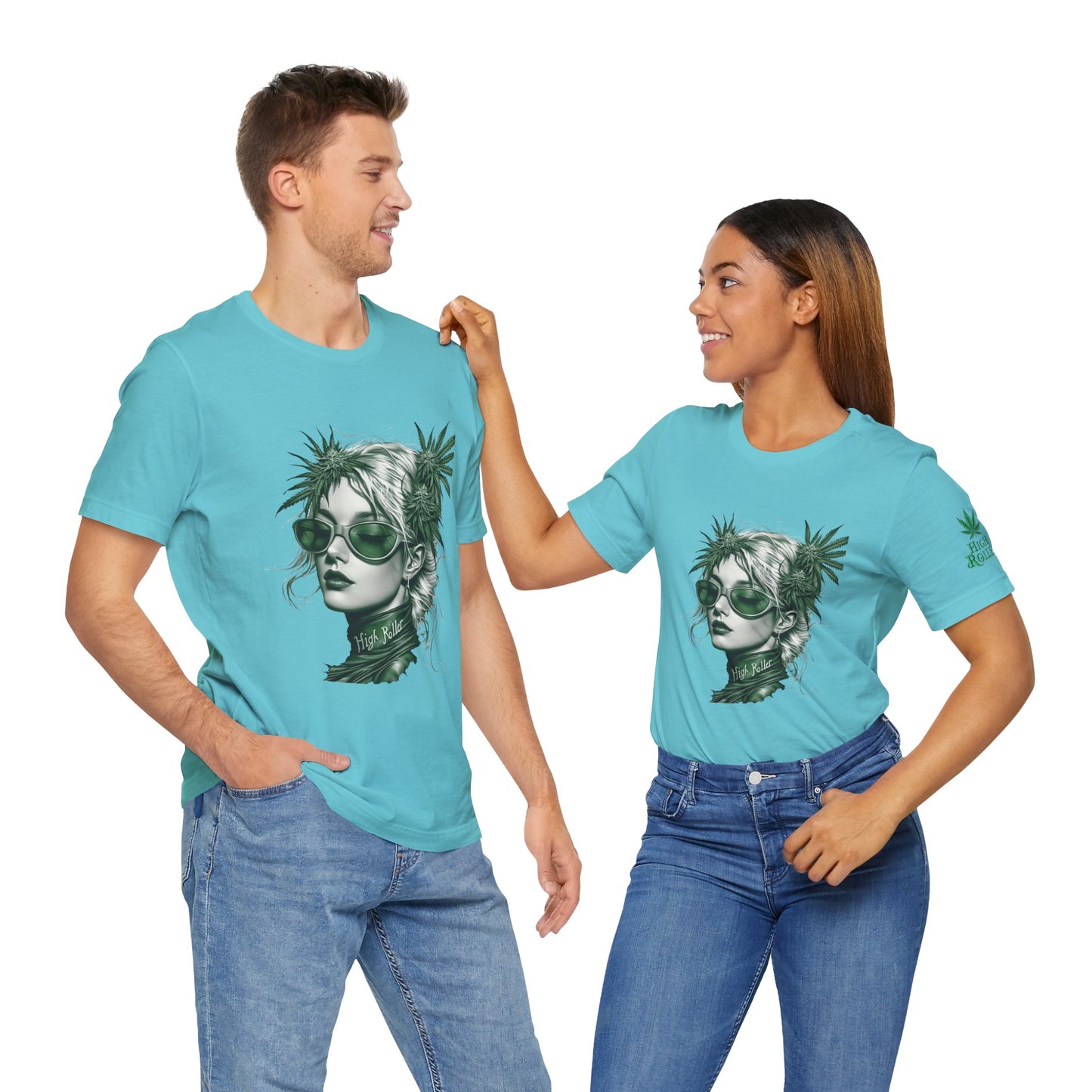HIGH ROLLER CANNABIS GODDESS T-SHIRT