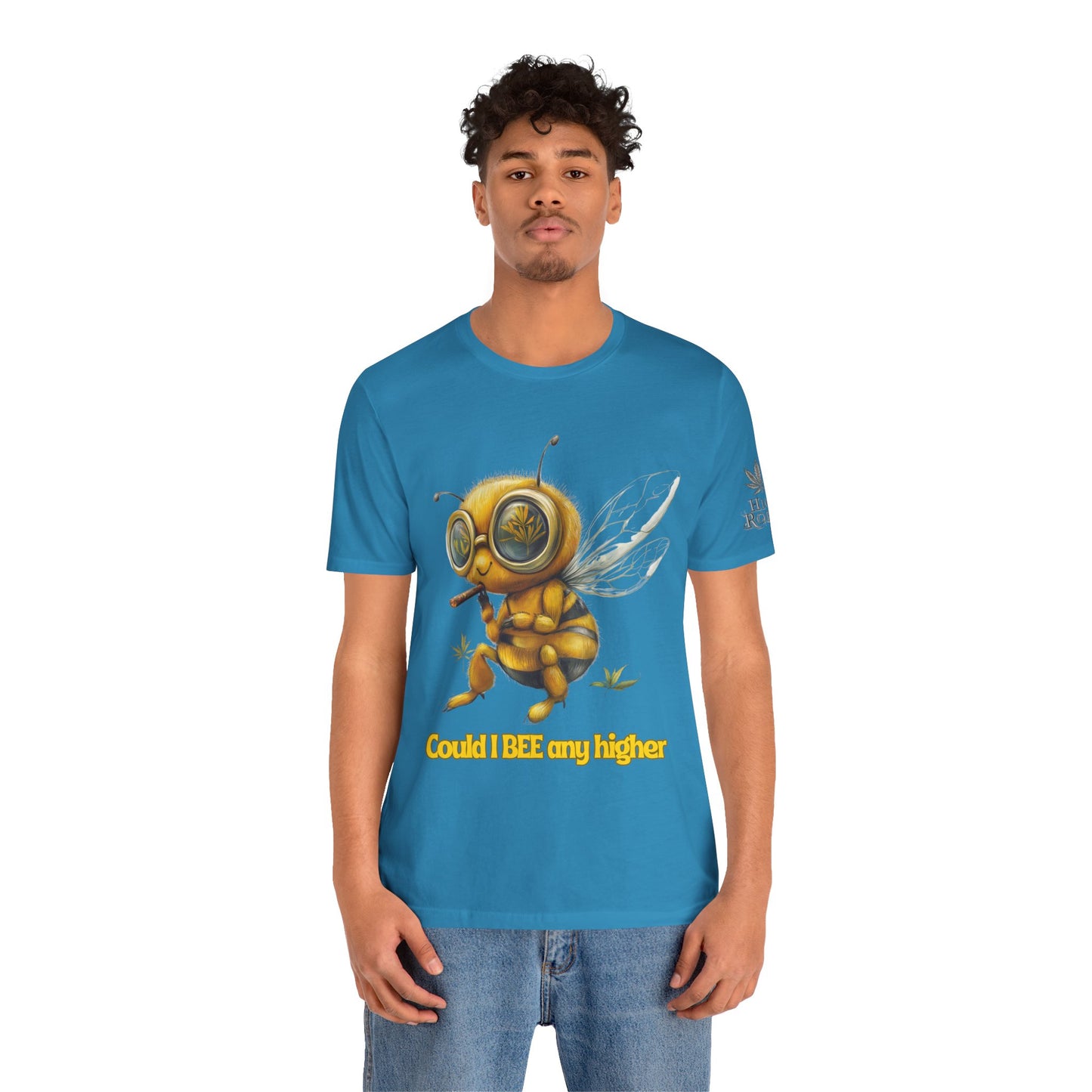 Could I BEE Any Higher - Funny Cannabis Bee 420 Unisex T-Shirt"