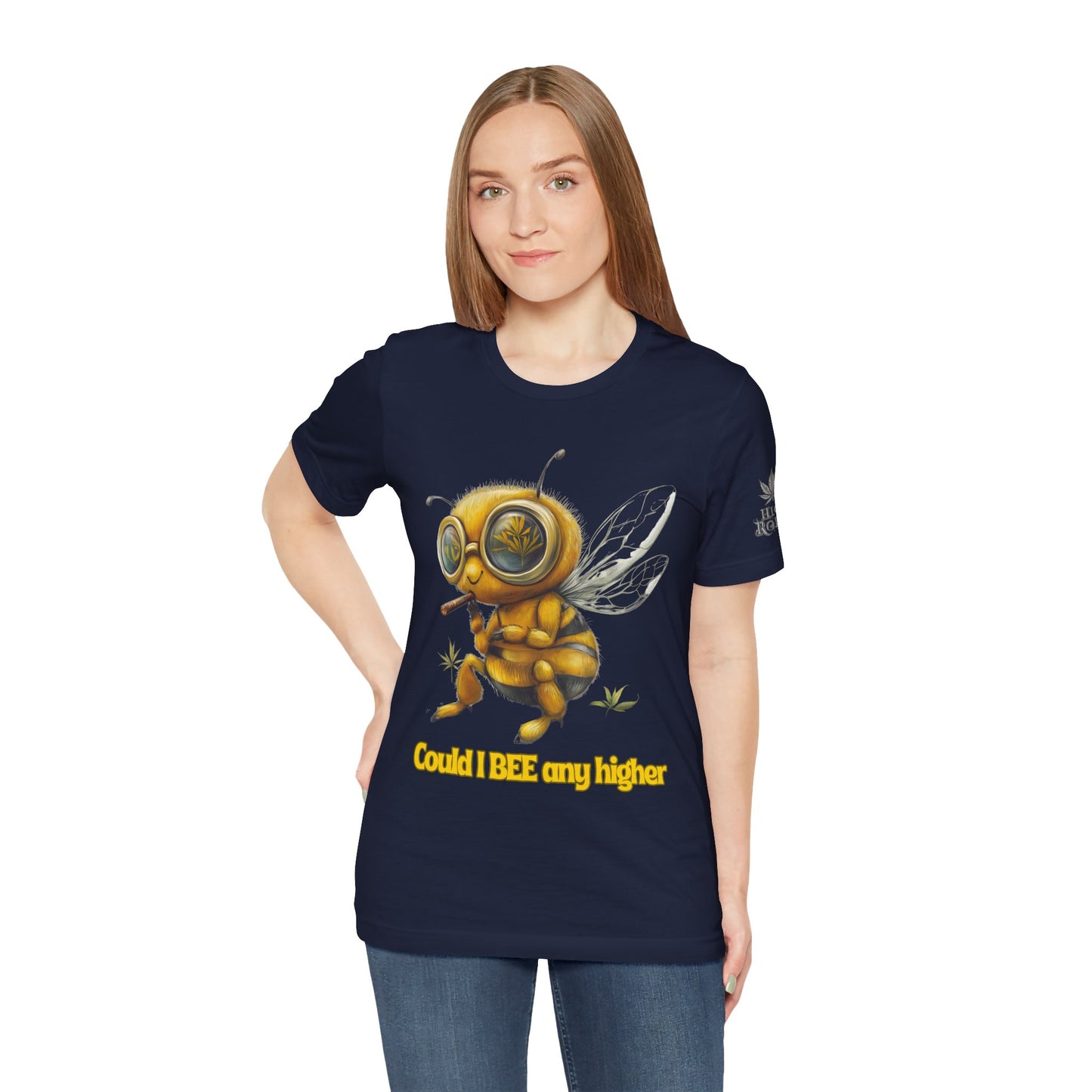 Could I BEE Any Higher - Funny Cannabis Bee 420 Unisex T-Shirt"