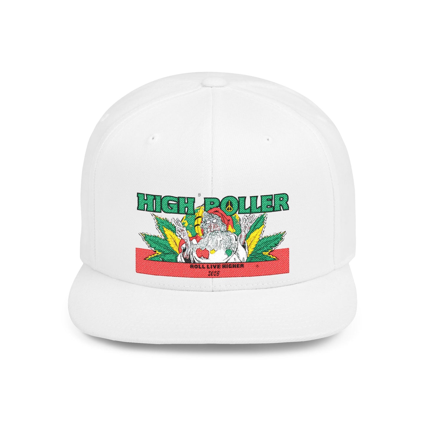 HIGH ROLLER Cannabis Culture Snapback Cap