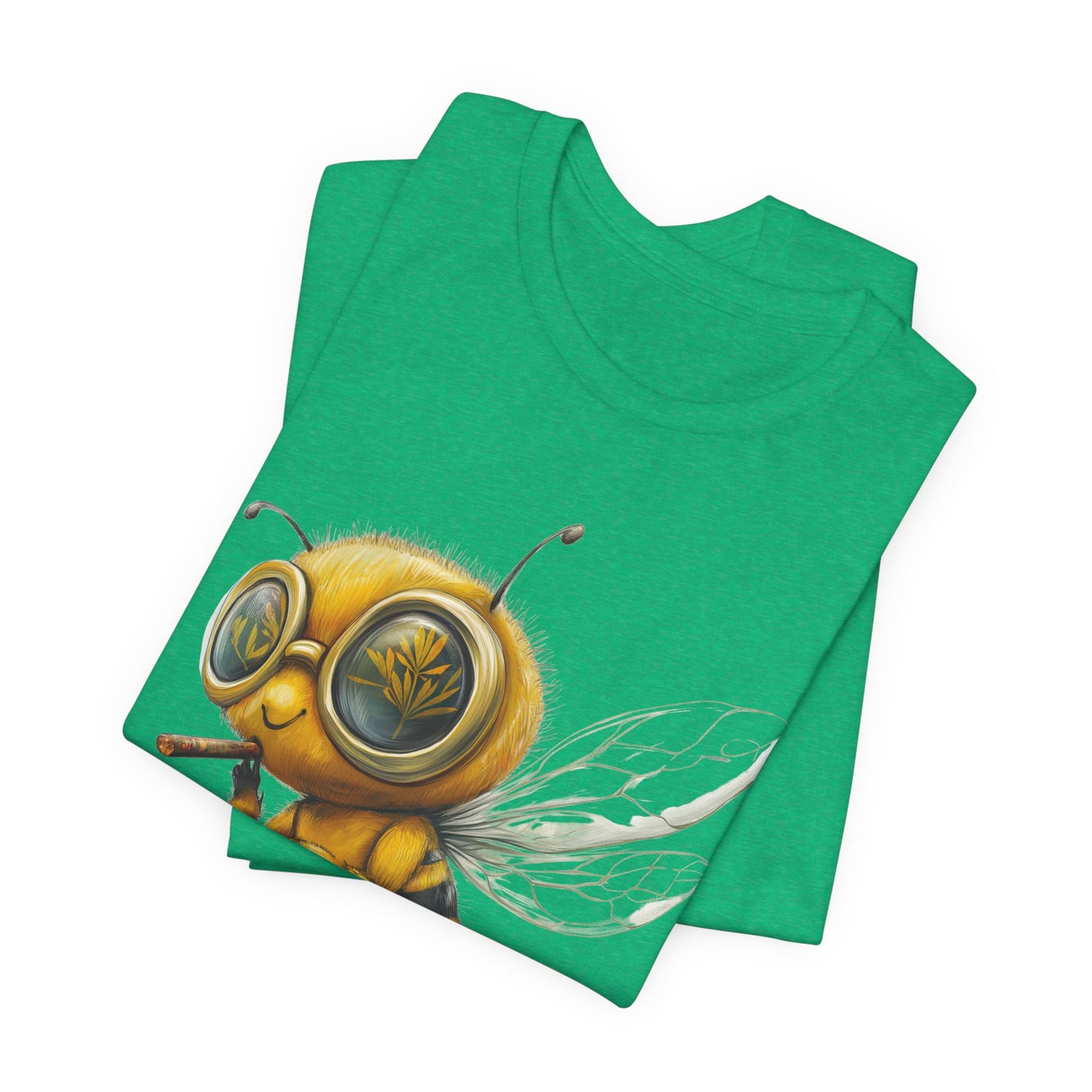 Could I BEE Any Higher - Funny Cannabis Bee 420 Unisex T-Shirt"