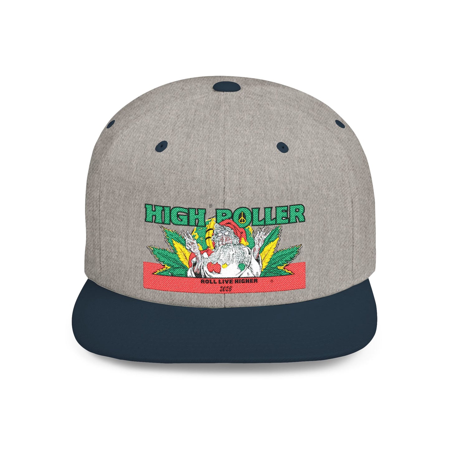 HIGH ROLLER Cannabis Culture Snapback Cap