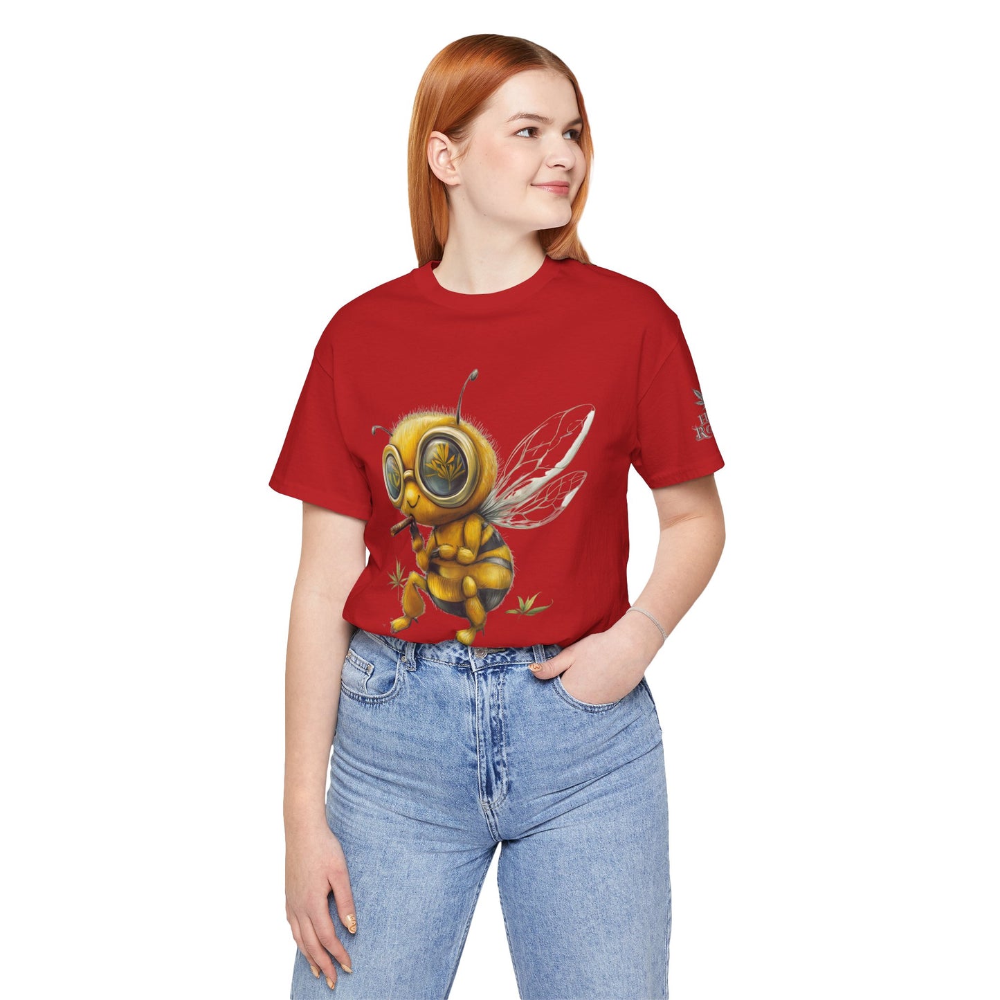 Could I BEE Any Higher - Funny Cannabis Bee 420 Unisex T-Shirt"