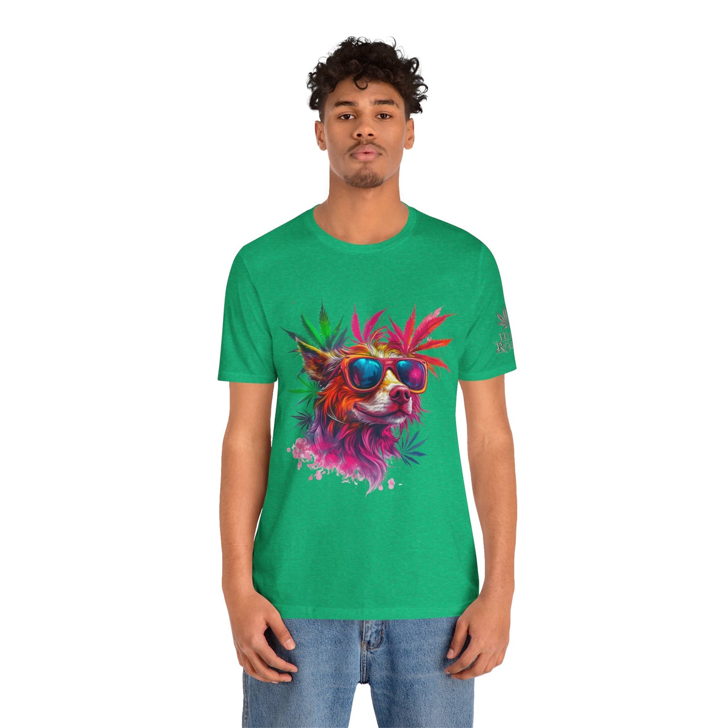 PSYCHEDELIC CANNABIS DOG™ | PREMIUM TRIPPY ART TEE