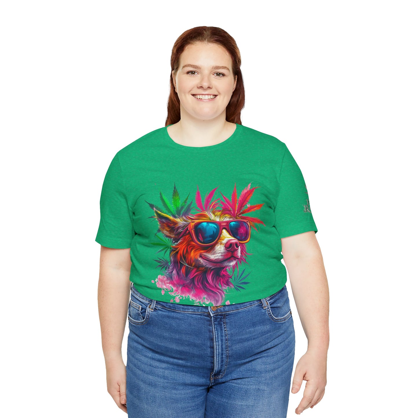 PSYCHEDELIC CANNABIS DOG™ | PREMIUM TRIPPY ART TEE