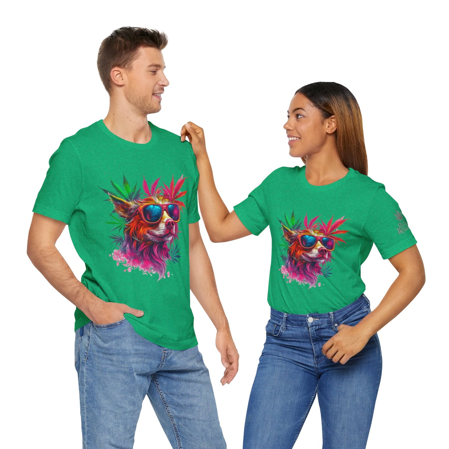 PSYCHEDELIC CANNABIS DOG™ | PREMIUM TRIPPY ART TEE