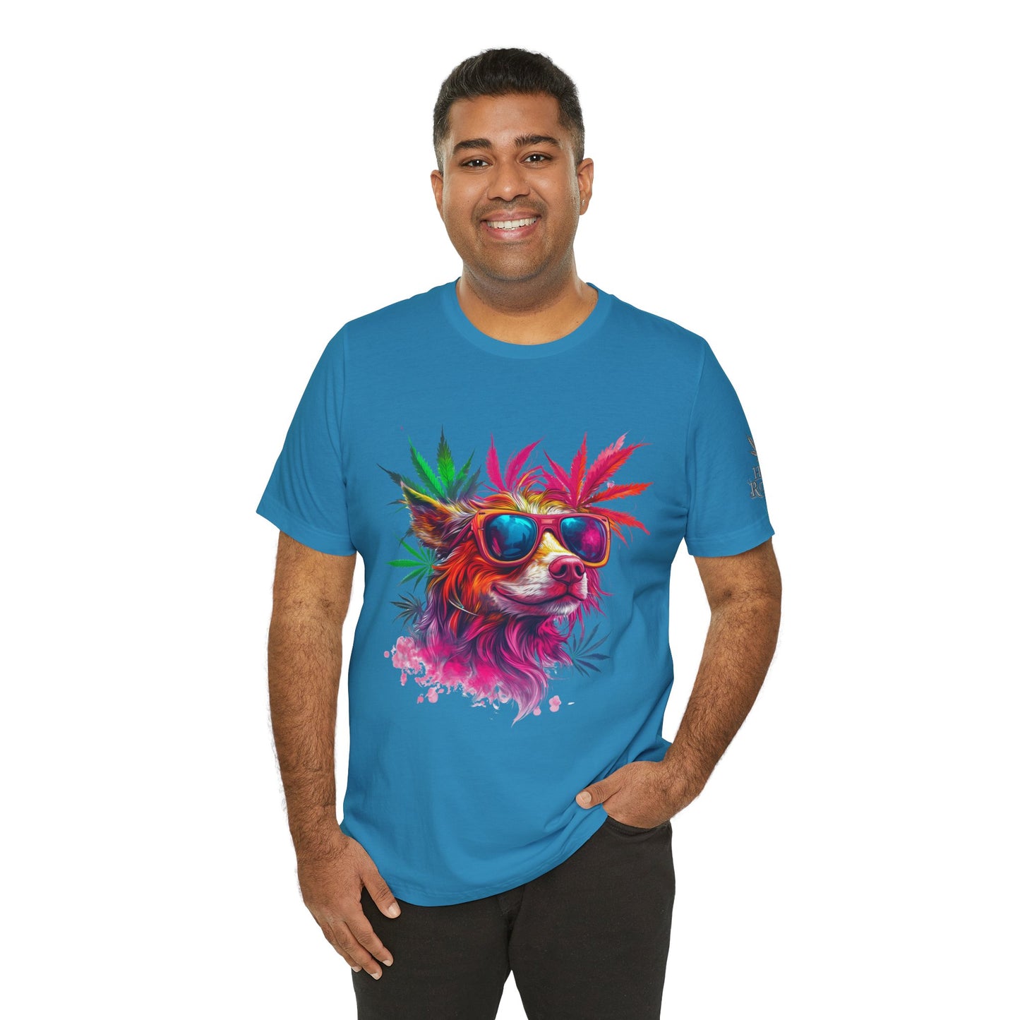 PSYCHEDELIC CANNABIS DOG™ | PREMIUM TRIPPY ART TEE