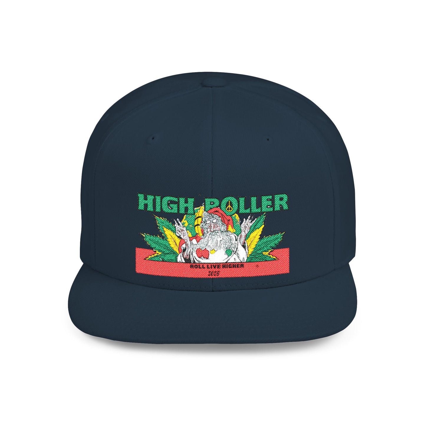 HIGH ROLLER Cannabis Culture Snapback Cap