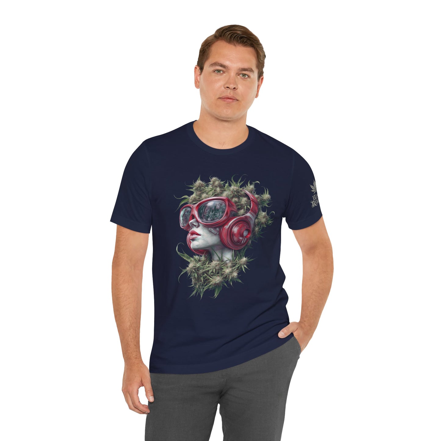 CANNABIS GODDESS TECH™ | PREMIUM FUTURISTIC ART TEE