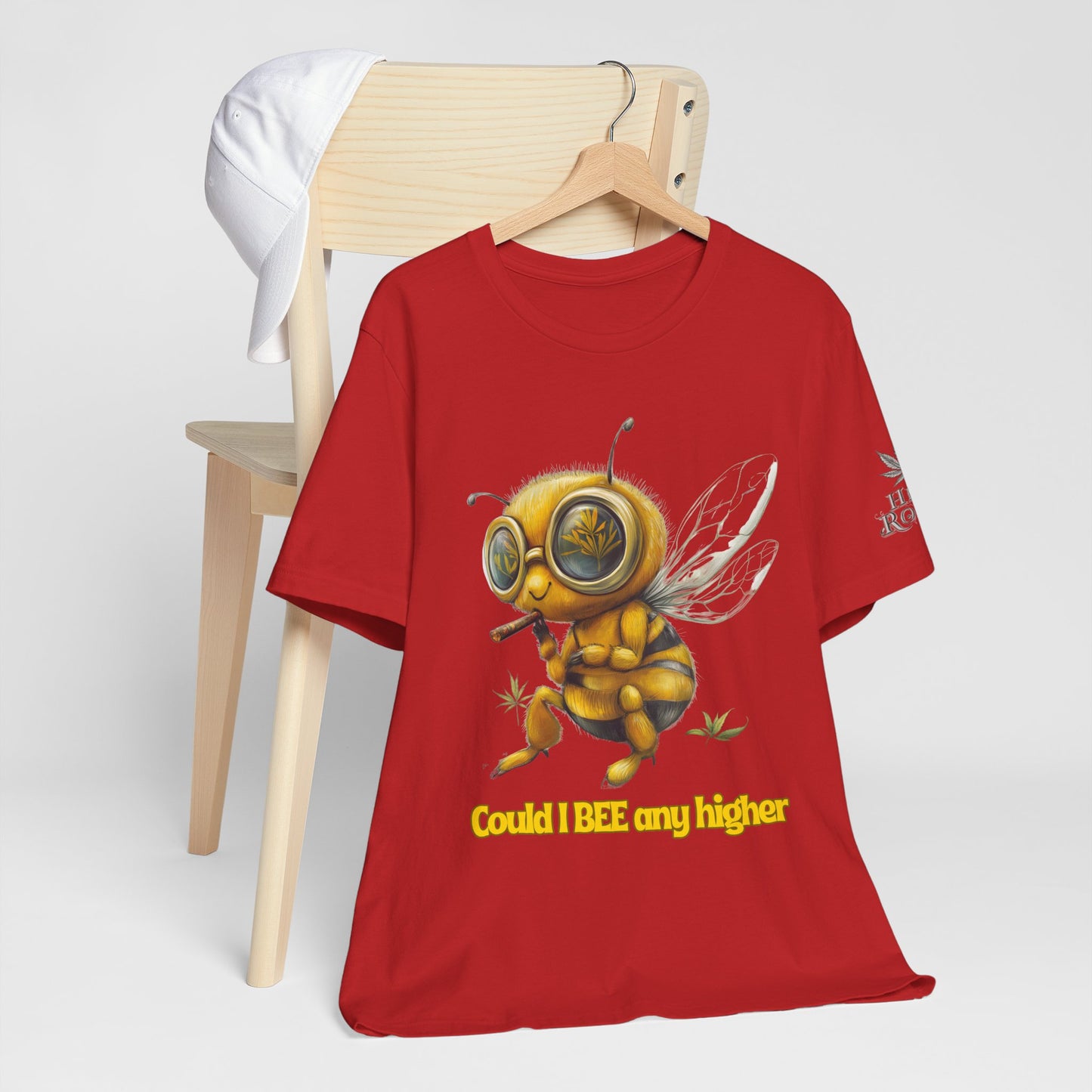 Could I BEE Any Higher - Funny Cannabis Bee 420 Unisex T-Shirt"