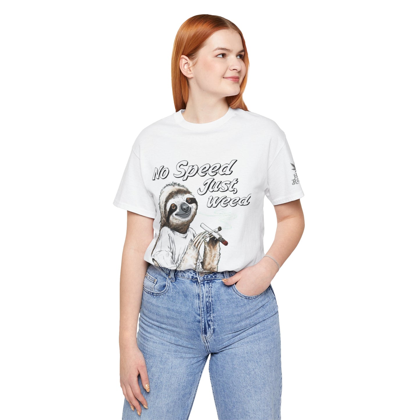 No Speed Just Weed™ | Premium Sloth Cannabis Tee - Chill Vibes Edition | High Roller