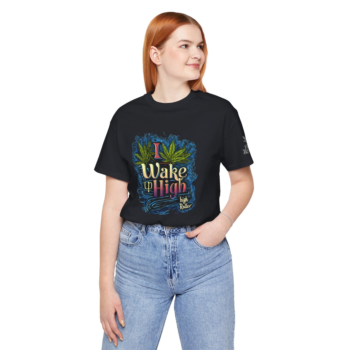 Wake Up High™ | Premium Cannabis Art Tee - Limited Edition | High Roller