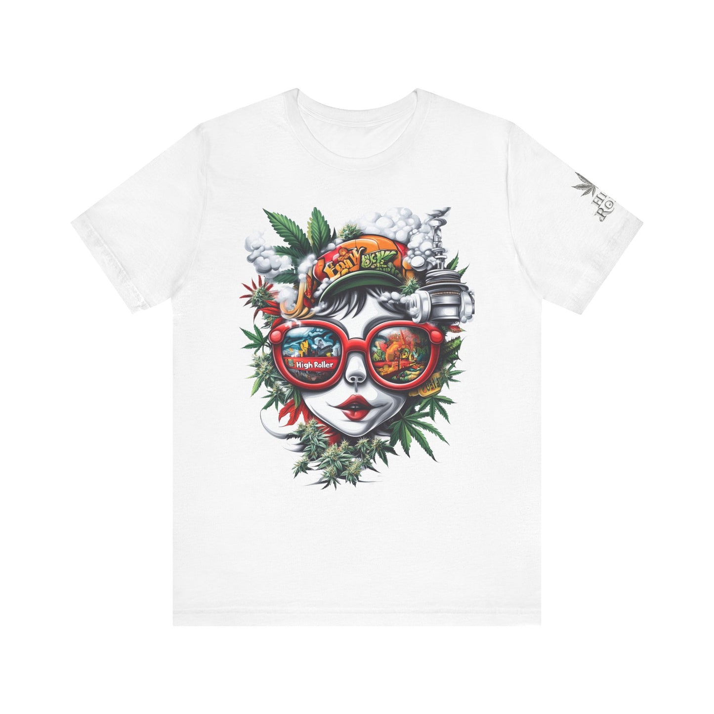 Vision Quest T-Shirt - Premium Airlume Cotton Cannabis Goddess Psychedelic Art Tee