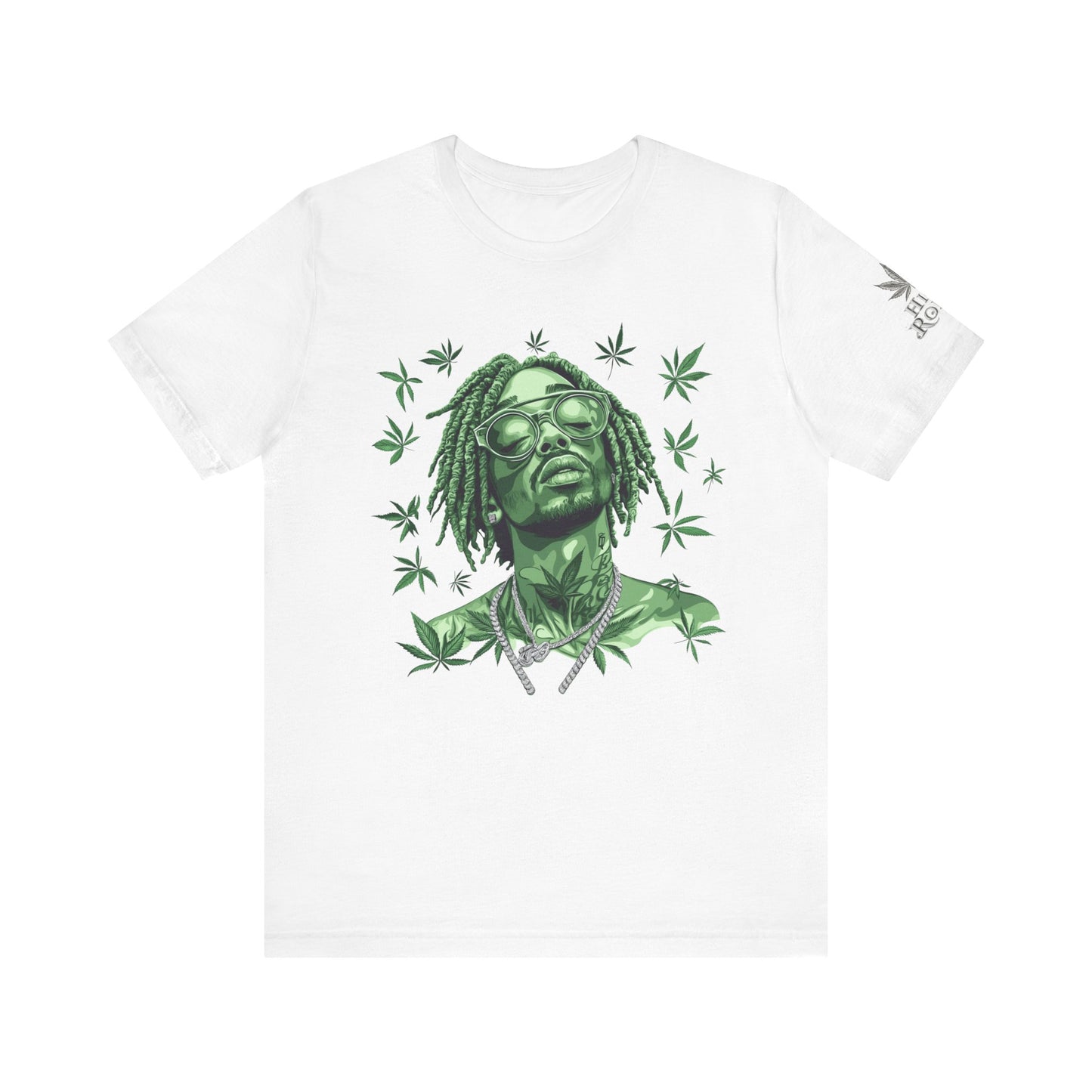 Elevated Vision Green Dream Tee - Premium Airlume Cotton Cannabis Culture Art