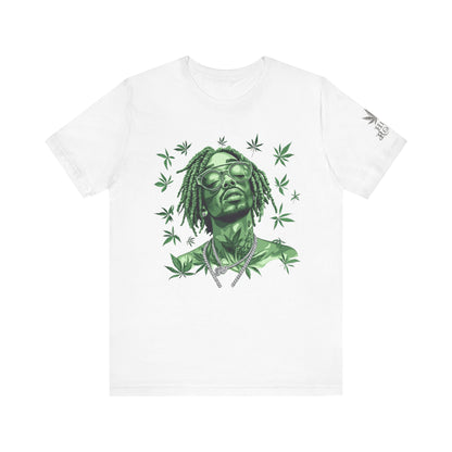 Elevated Vision Green Dream Tee - Premium Airlume Cotton Cannabis Culture Art