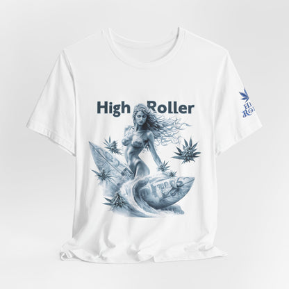 Cannabis Goddess Tee - Feminine Beauty Art Design | High Roller