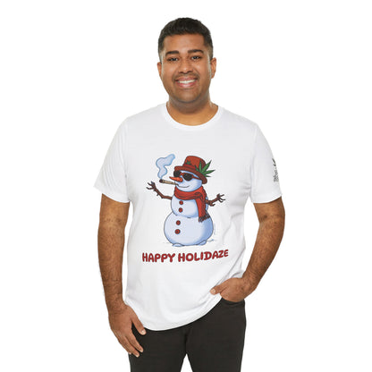 Happy Holidaze Premium Cannabis Christmas T-Shirt