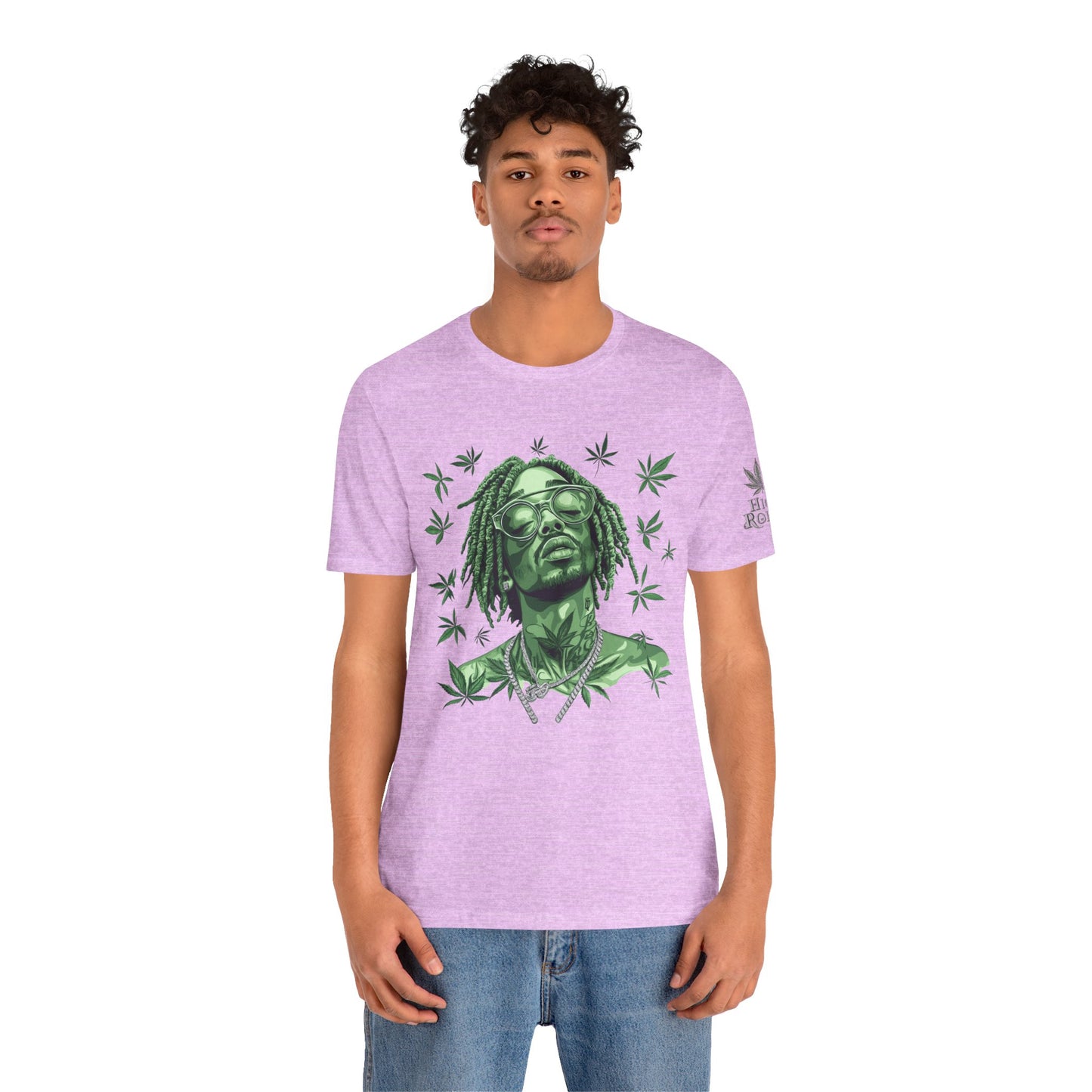 Elevated Vision Green Dream Tee - Premium Airlume Cotton Cannabis Culture Art