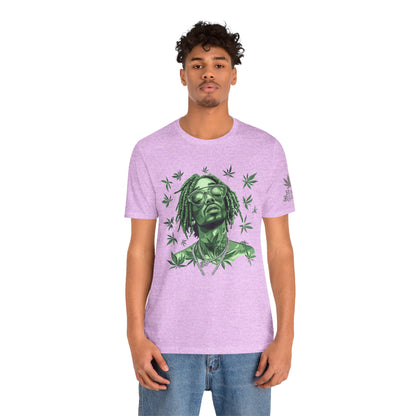 Elevated Vision Green Dream Tee - Premium Airlume Cotton Cannabis Culture Art