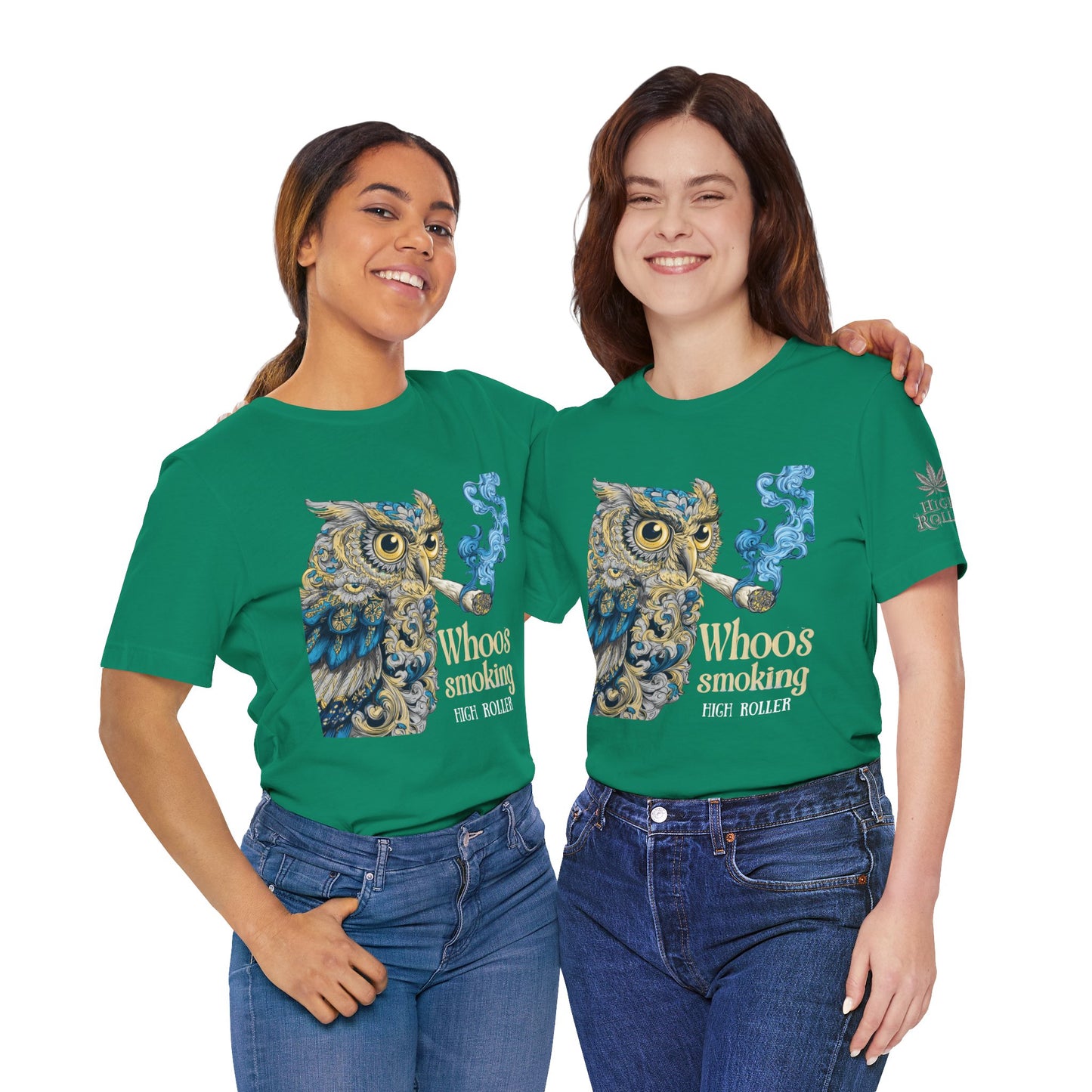 WHOOS SMOKING™ | PREMIUM WISDOM CANNABIS TEE