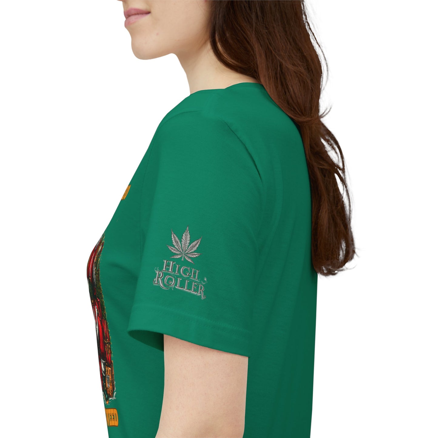 Ho Ho Ho Lot Of Weed Premium Cannabis Christmas T-Shirt